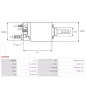 Solénoïdes de démarreur pour BOSCH 0001137001, 0001137002, 0001137003, 0001137004