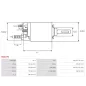 Solénoïdes de démarreur pour BOSCH 0001371015, 0001371016, 0001371018, 0001372002