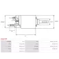 Solénoïdes de démarreur pour BOSCH 0001371010, 0001371013, 0001372002