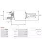 Solénoïdes de démarreur pour BOSCH 0001371020