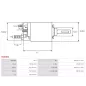 Solénoïdes de démarreur pour BOSCH 0001251005, 0001263019, 0001263020