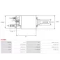 Solénoïdes de démarreur pour BOSCH 0001109330, 0001109331, 0001109463, 0001223010