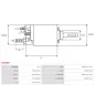 Solénoïdes de démarreur pour BOSCH 0001230007, 0001230009, 0001230020, 0001230022