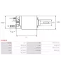 Solénoïdes de démarreur pour BOSCH 0001230007, 0001230020, 0001230022