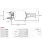 Solénoïdes de démarreur pour BOSCH 0001363104, 0001363105, 0001363106, 0001363107, 0001363109