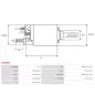 Solénoïdes de démarreur pour BOSCH 0001112025, 0001208515, 0001208517, 0001208526