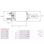 Solénoïdes de démarreur pour BOSCH 0001218172, 0001218772, 0001223002, 0001223006