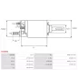 Solénoïdes de démarreur pour BOSCH 0001110003, 0001110026, 0001110089, 0001110095