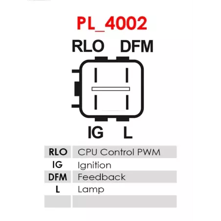 Alternateur 12V 130Amp AS-PL UD11507A, DENSO 104210-5520, 104210-5521, TOYOTA 27060-37030, 27060-37031