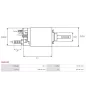 Solénoïdes de démarreur pour BOSCH 0001510034, 0001510035, 0001510036, 0001510038