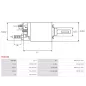 Solénoïdes de démarreur pour BOSCH 0001230006, 0001230012, 0001262030, 0001367077