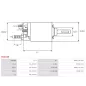 Solénoïdes de démarreur pour BOSCH 0001109070, 0001153510