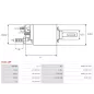 Solénoïdes de démarreur pour BOSCH 0001107102, 0001108197, 0001108205, 0001110115