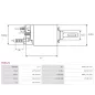 Solénoïdes de démarreur pour BOSCH 0001370001, 9000453029, 9000453065, 9000453066