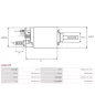 Solénoïdes de démarreur pour BOSCH 0001370001, 9000453029, 9000453065, 9000453066