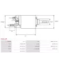 Solénoïdes de démarreur pour BOSCH 0001367032, 0001367069, 0001369020