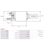 Solénoïdes de démarreur pour BOSCH 0001138003, 0001138045, 0001138047, 0001138053