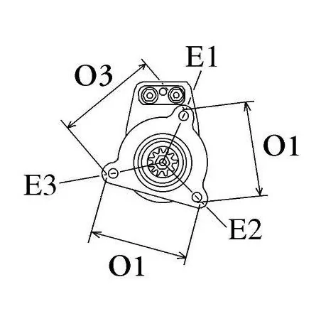 Motorino d'avviamento BOSCH 0001410065