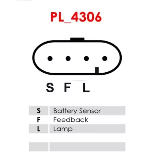 Alternateur 12V 140Amp AS-PL UD01155A, DENSO 104210-3300, 104210-4540, OPEL 15145637, 25758348