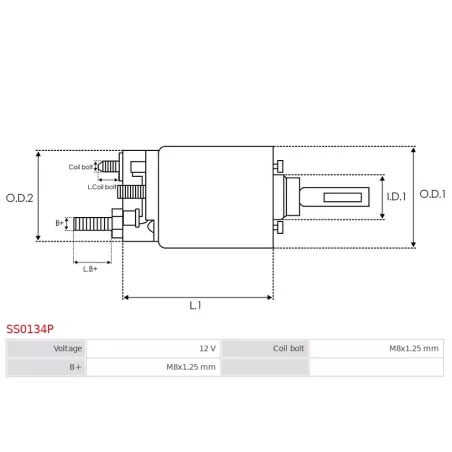 Solénoïdes de démarreur pour BOSCH 0331303103