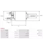 Solénoïdes de démarreur pour BOSCH 0001230003, 0001230005