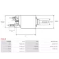 Solénoïdes de démarreur pour BOSCH 0001241004