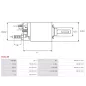 Solénoïdes de démarreur pour BOSCH 0001231039, 0001263023, 0001263024