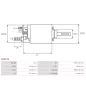 Solénoïdes de démarreur pour BOSCH 0001212002, 0001212003, 0001212005, 0001212006