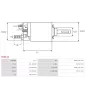 Solénoïdes de démarreur pour BOSCH 0001107421, 0001107422, 0001107509, 0001107534