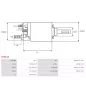 Solénoïdes de démarreur pour BOSCH 0001231034, 0001231035