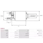 Solénoïdes de démarreur pour BOSCH 0001108411, 0001121422, 0001148003