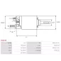 Solénoïdes de démarreur pour BOSCH 0001369023, 0001369201