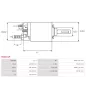 Solénoïdes de démarreur pour BOSCH 0001212213, 0001212214, 0001212402, 0001212403