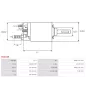 Solénoïdes de démarreur pour BOSCH 0001177012, 0001179500, 0001179502, 0001179503