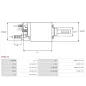 Solénoïdes de démarreur pour BOSCH 0001109344, 0001109413