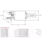 Solénoïdes de démarreur pour BOSCH 0001109344, 0001109413