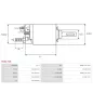 Solénoïdes de démarreur pour BOSCH 0001107433, 0001107434, 0001107440, 0001107441