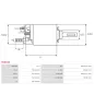 Solénoïdes de démarreur pour BOSCH 0001223504, 0001230023, 0001230026, 0001362105