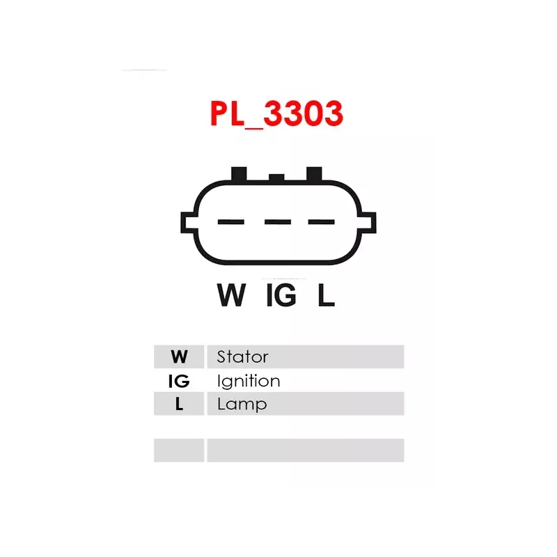 Alternateur 12V 90Amp AS-PL UD03559A, CARGO 115752, CHRYSLER 38522262F, DELCO DA1758, DRA0648, DENSO 100213-2380
