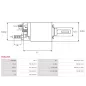 Solénoïdes de démarreur pour BOSCH 0001231012