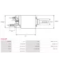 Solénoïdes de démarreur pour BOSCH 0001112032