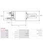 Solénoïdes de démarreur pour BOSCH 0001107048