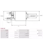 Solénoïdes de démarreur pour BOSCH 0001218173