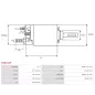 Solénoïdes de démarreur pour BOSCH F000AL0307