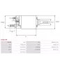 Solénoïdes de démarreur pour BOSCH 0001360026, 0001360029, 0001360031, 0001360032