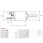 Solénoïdes de démarreur pour BOSCH 0001367061