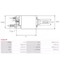 Solénoïdes de démarreur pour BOSCH 9000083046, 9000083064, 9000083073, 9000083076