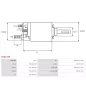 Solénoïdes de démarreur pour BOSCH 0001223505