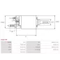 Solénoïdes de démarreur pour BOSCH 9000083045, 9000083052, 9000083063, 9000083066