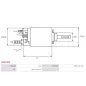 Solénoïdes de démarreur pour BOSCH 9000082055, 9000082071, 9000082075, 9000082084